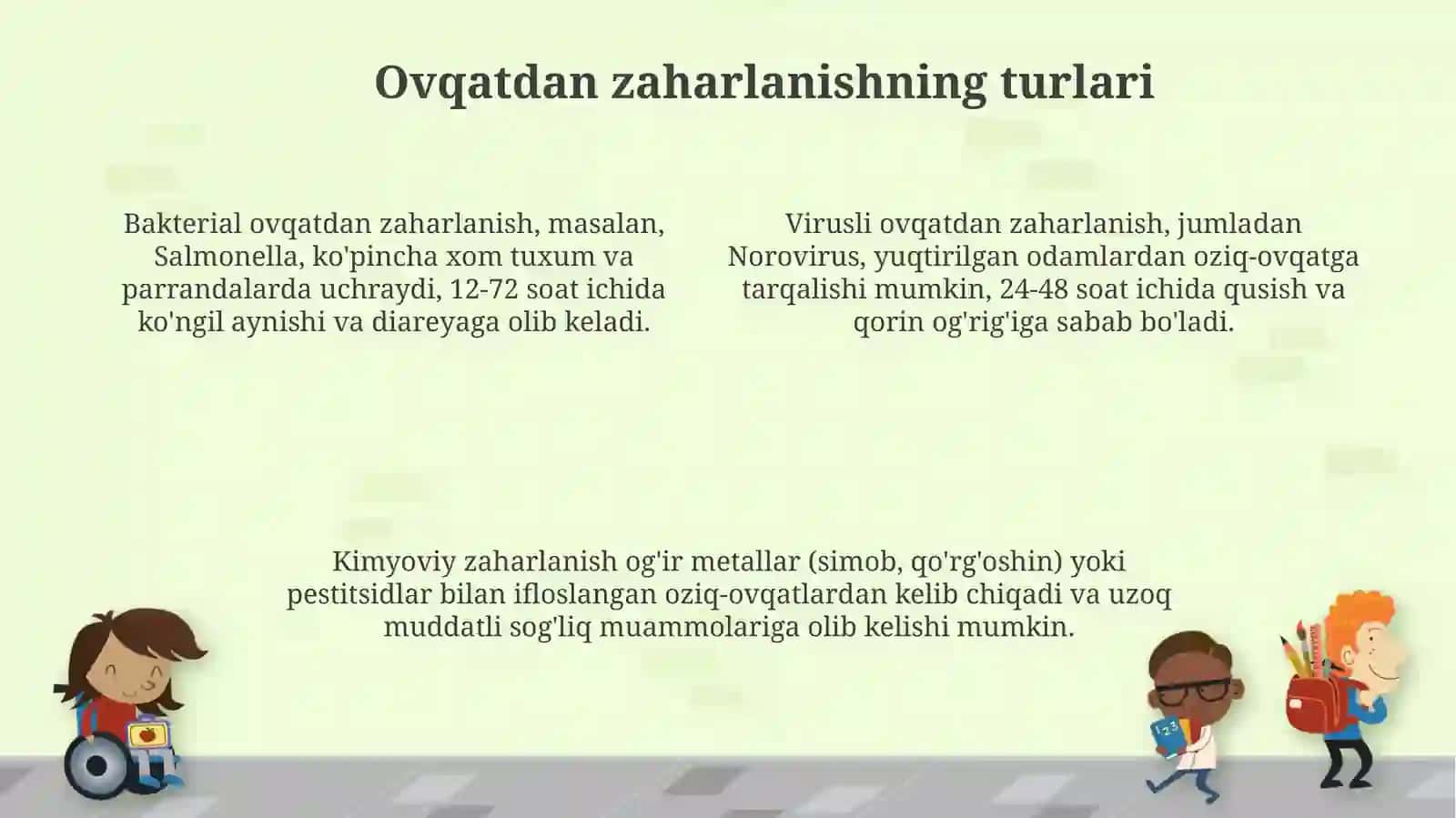 Ovqatdan zaharlanish: Ta'rifi va sabablari 4