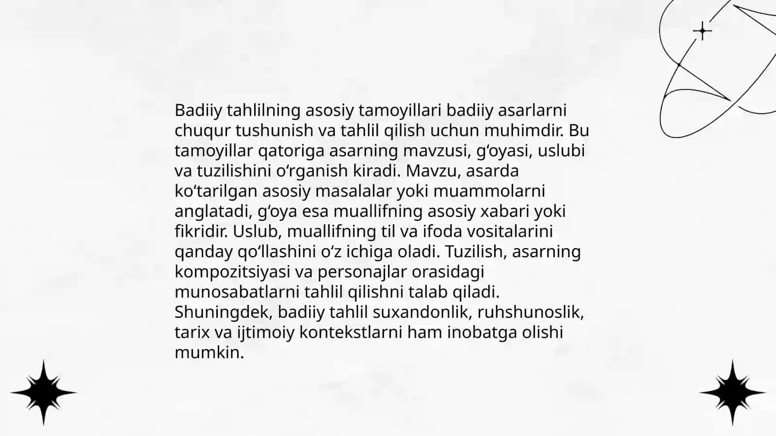 Lirik asarlarni tahlil qilish metodikasi 4