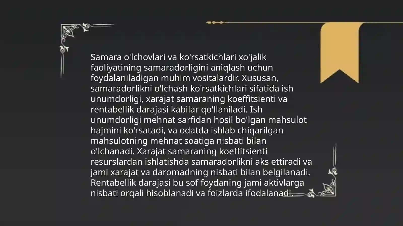 Ishlab chiqarish hajmi samarasiga ko'ra firmaning optimal o'lchamini aniqlash 4