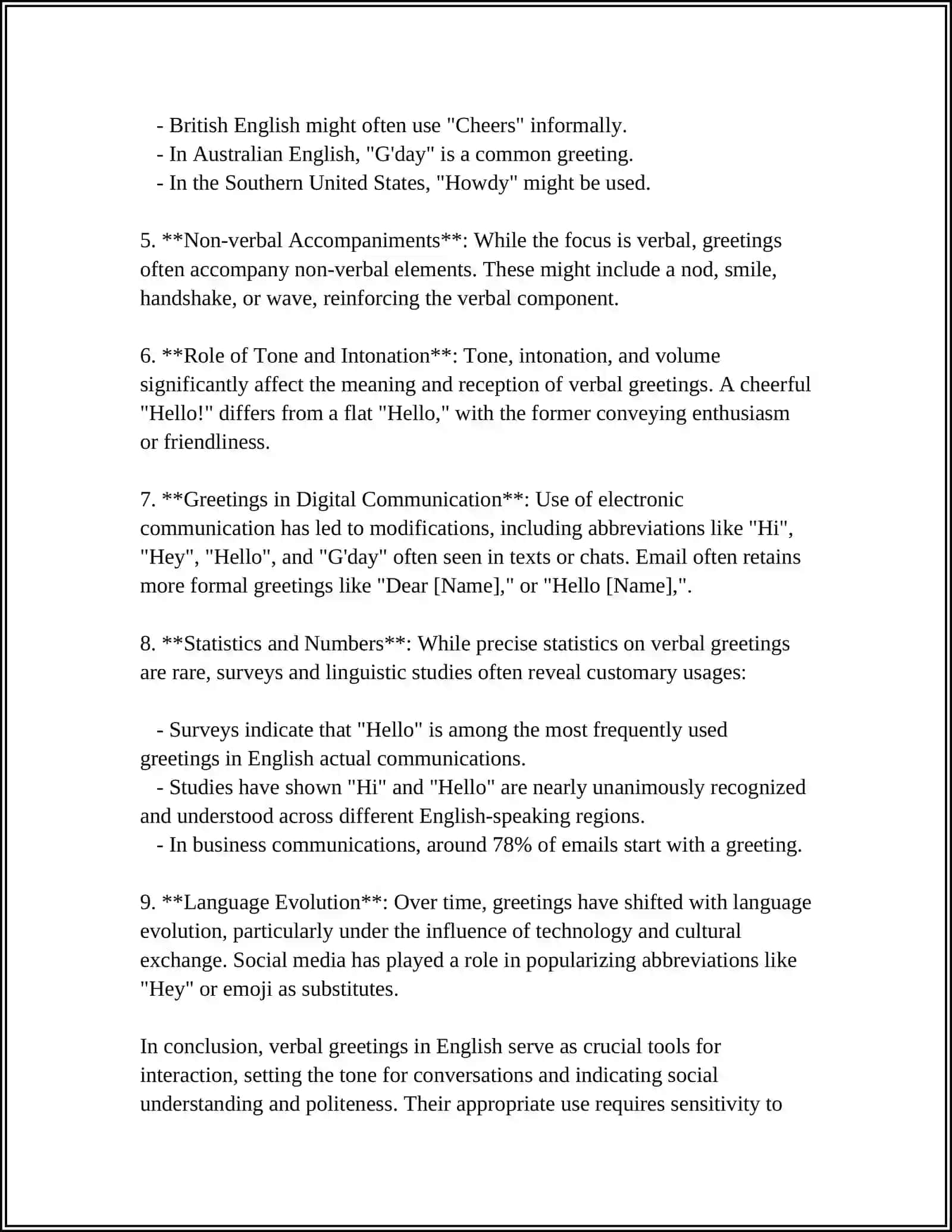 TYPES OF GREETING IN ENGLISH 4