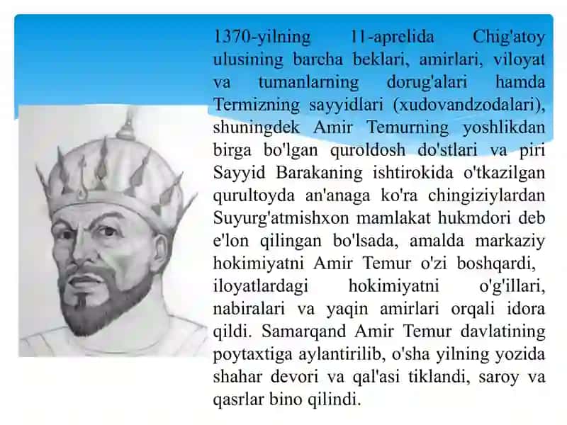 Amir Temur va Temuriylar davri 4