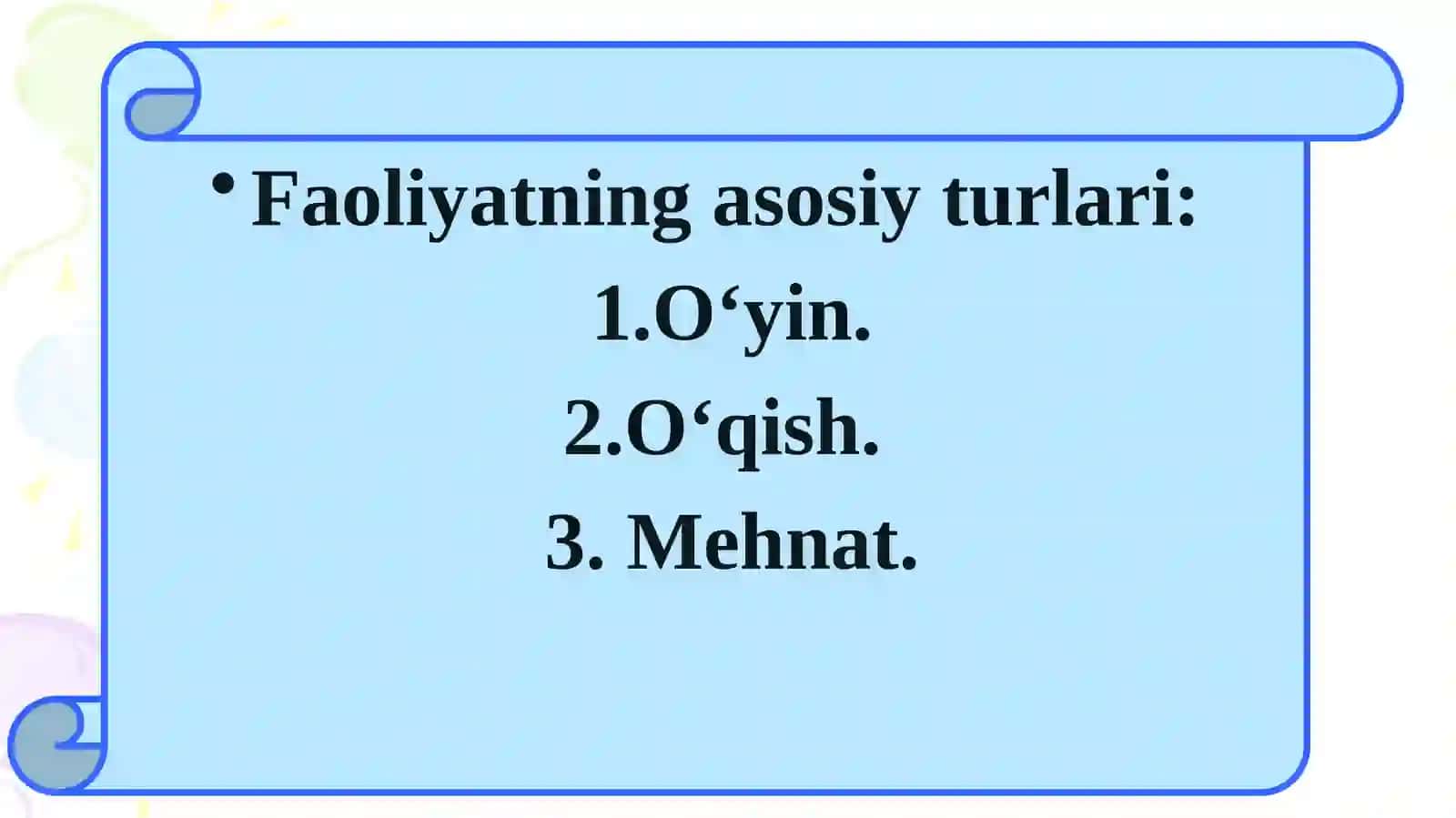 FAOLIYATHAQIDA TUSHUNCHA 4