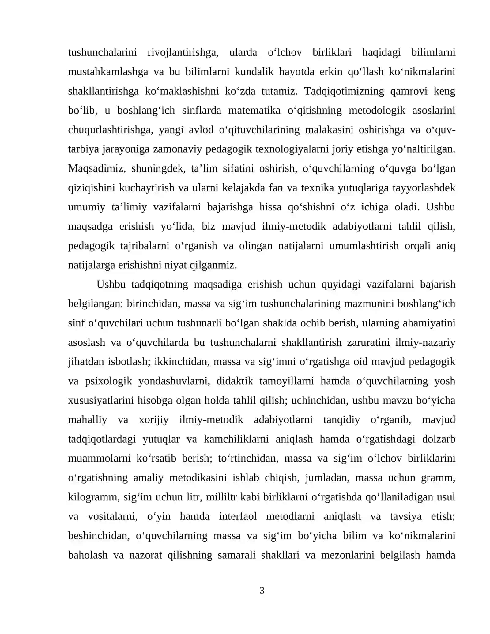 Boshlang‘ich sinflarda massa va sig‘im o‘lchov birliklarini o‘rgatish metodikasi. 4