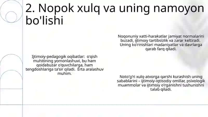 Deviatsiya ijtimoiy pedagogik muammo sifatida 4