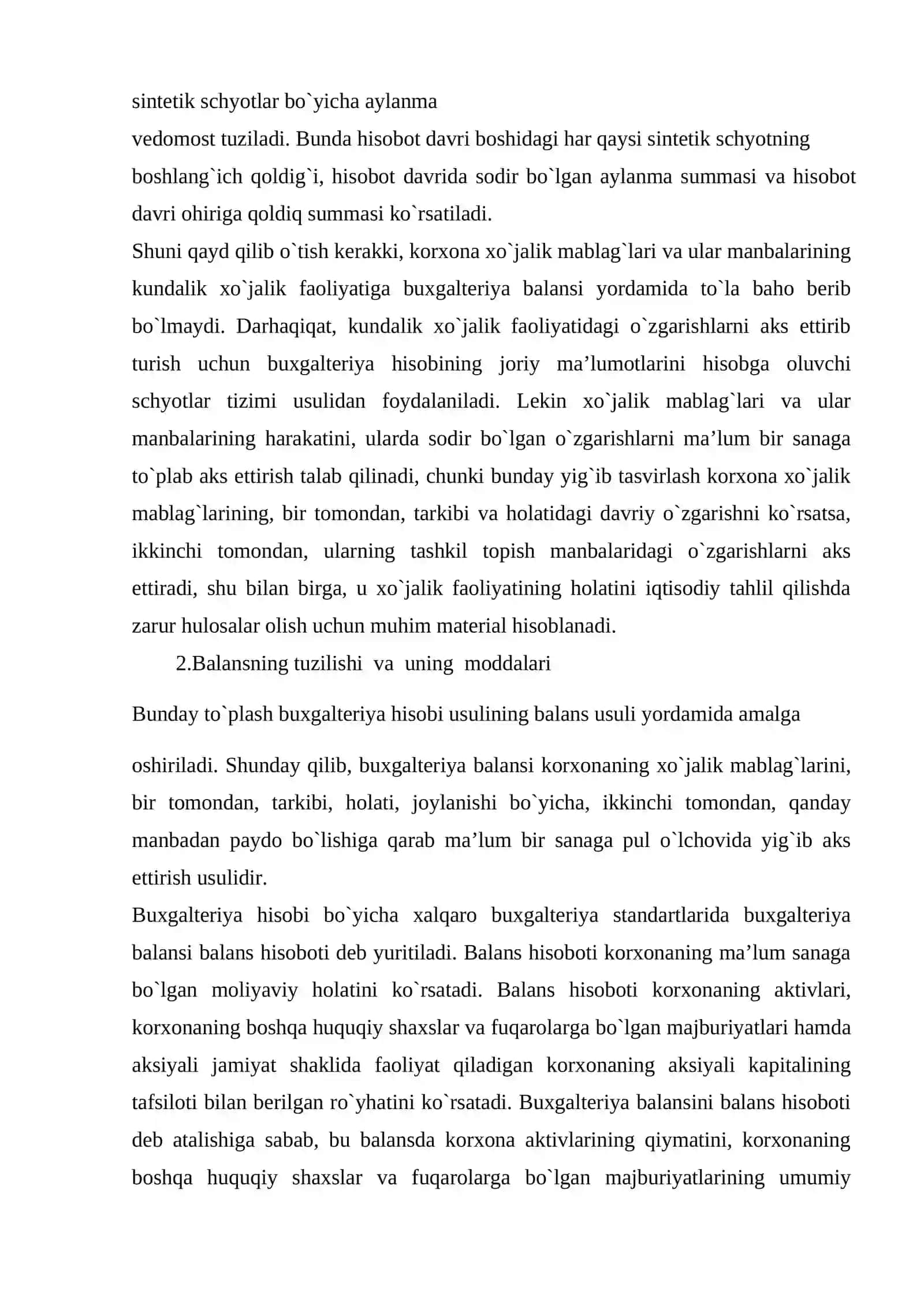 Buxgalteriya balansini tuzish va taqdim etish 4