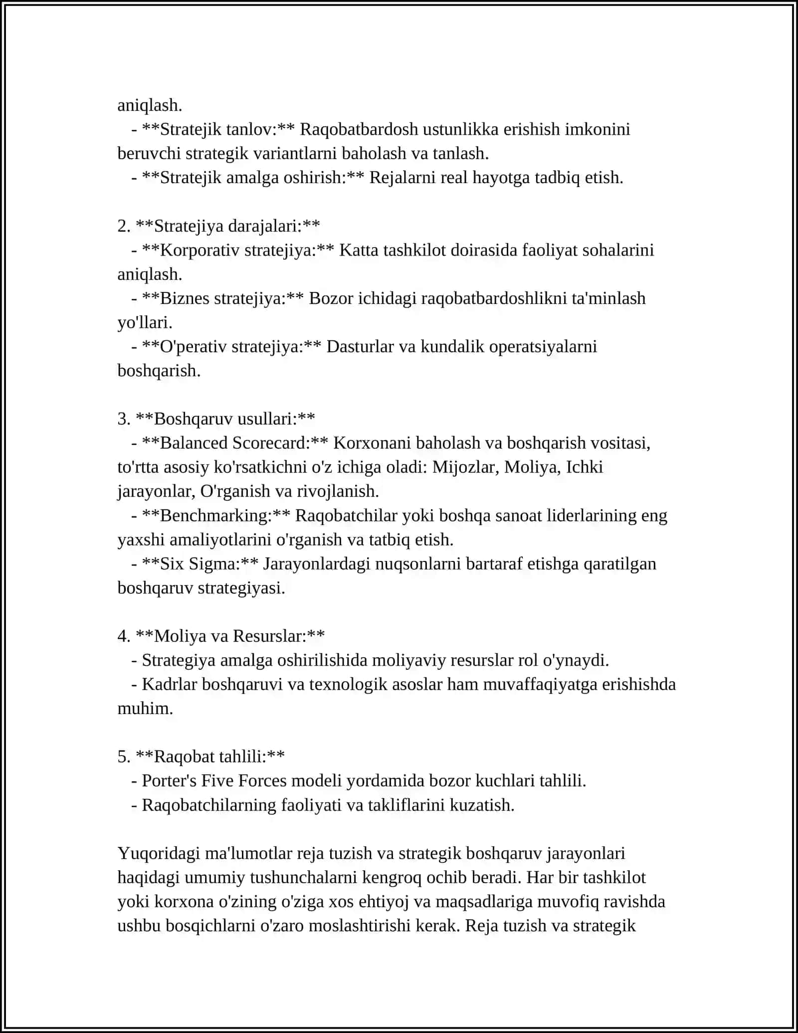 BIZNESDA BOSHQARUV FUNKSIYASI 4