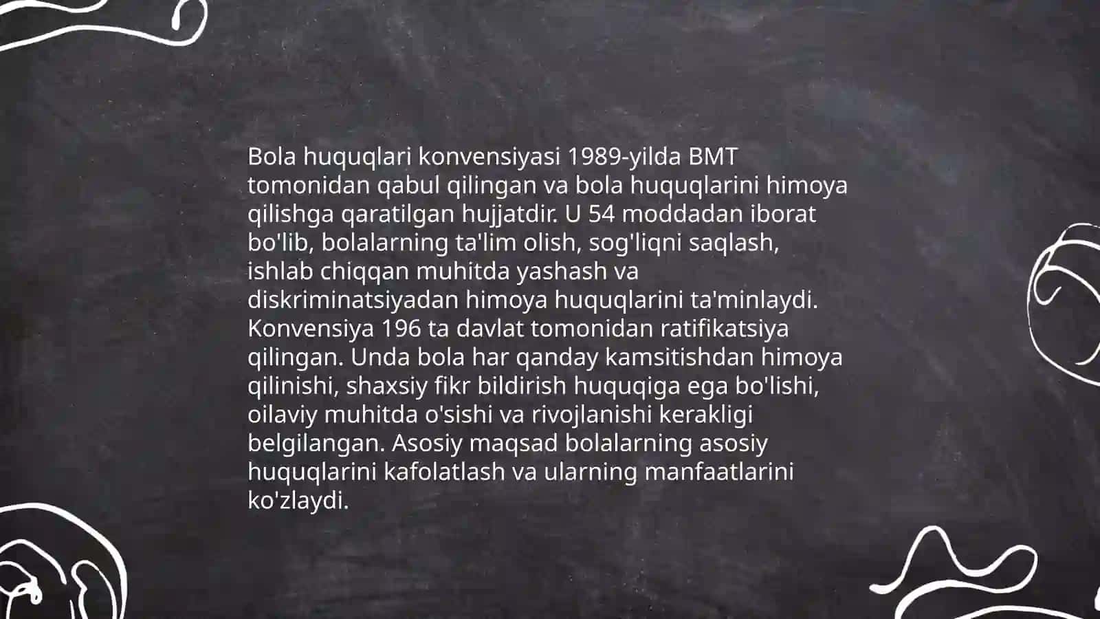 Bola huquqlari to'g'risidagi konvensiya 4