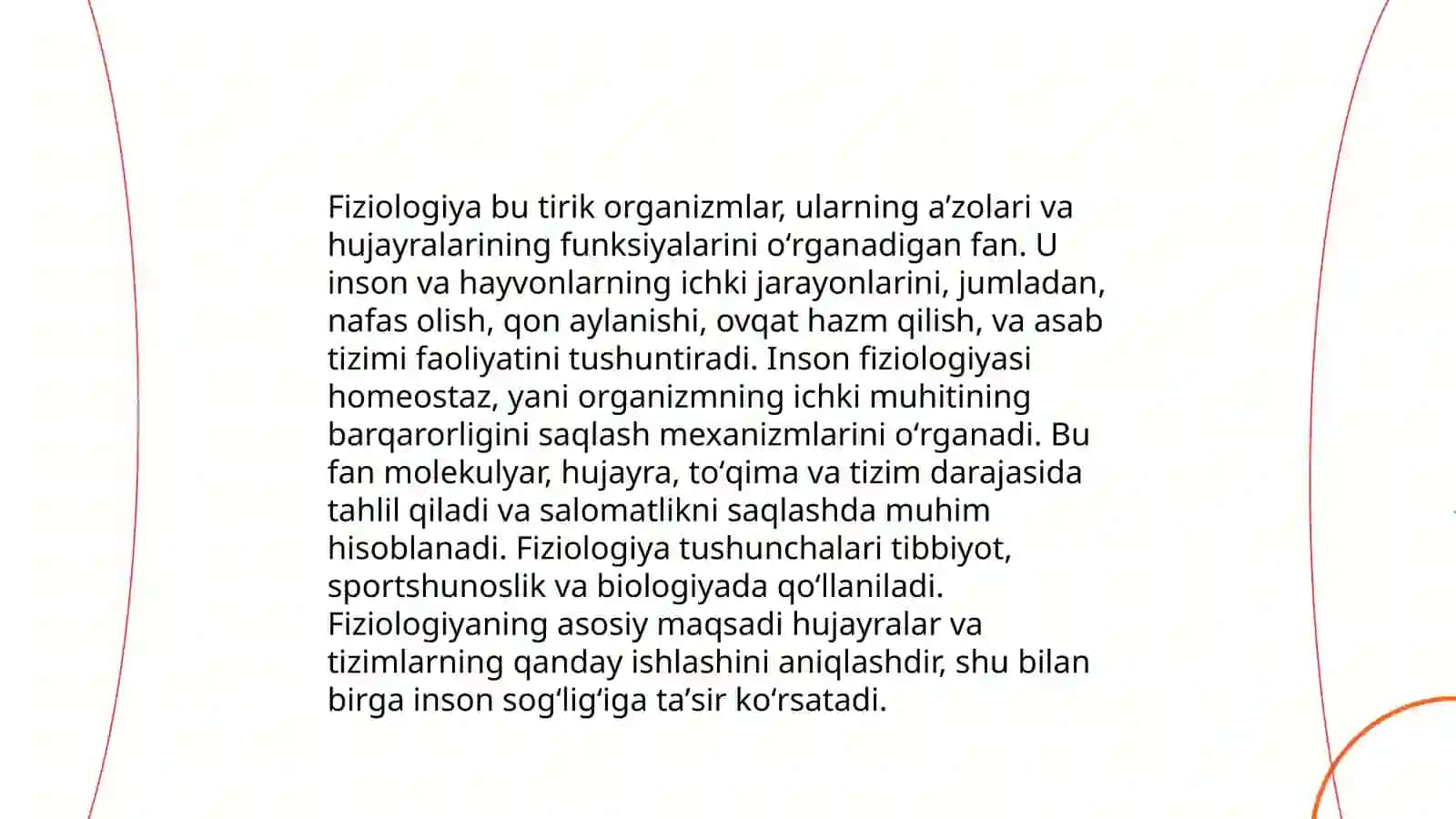Fiziologiya fan sifatida 4