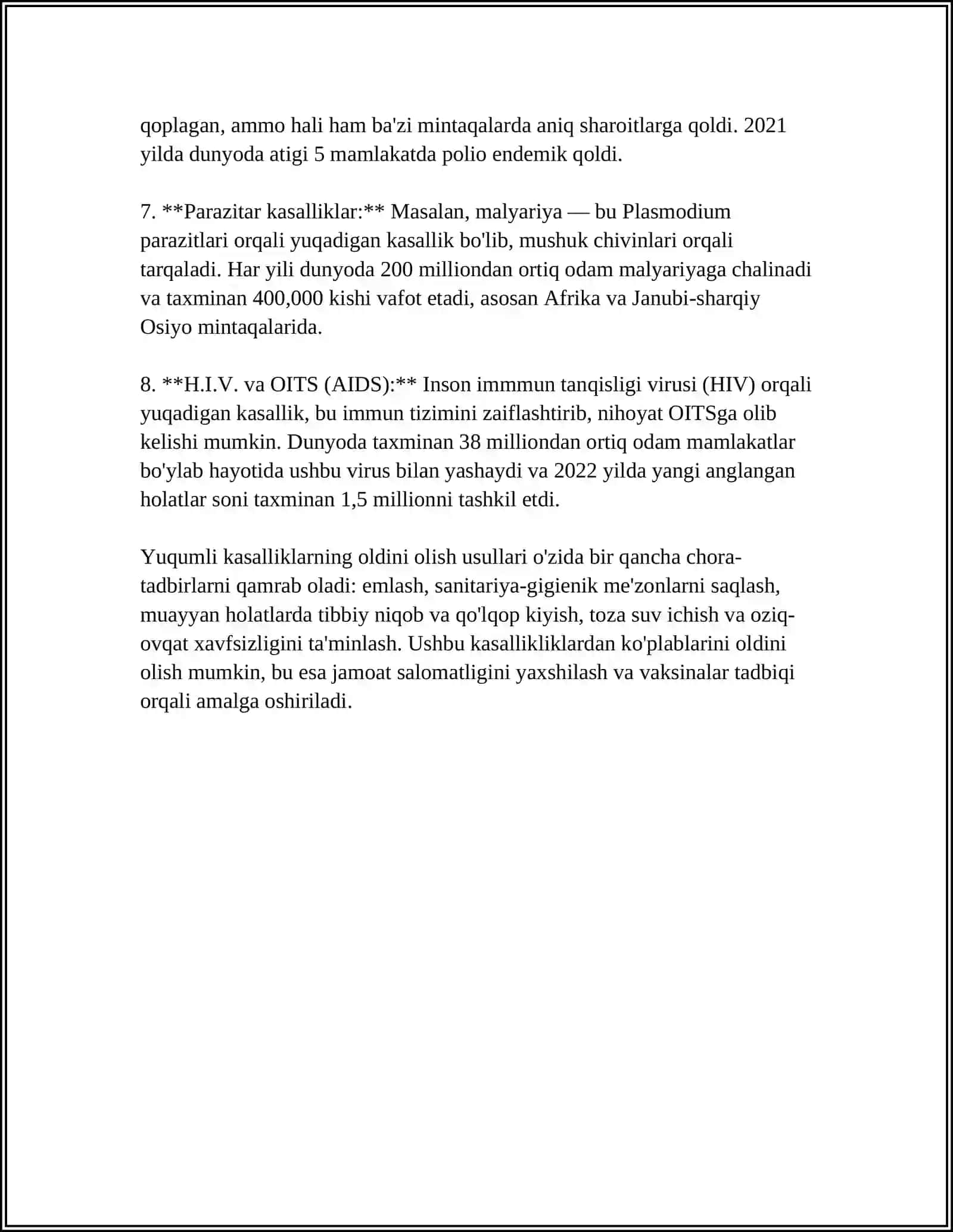 YUQUMLI KASALLIKLAR HAQIDA TUSHUNCHA 4