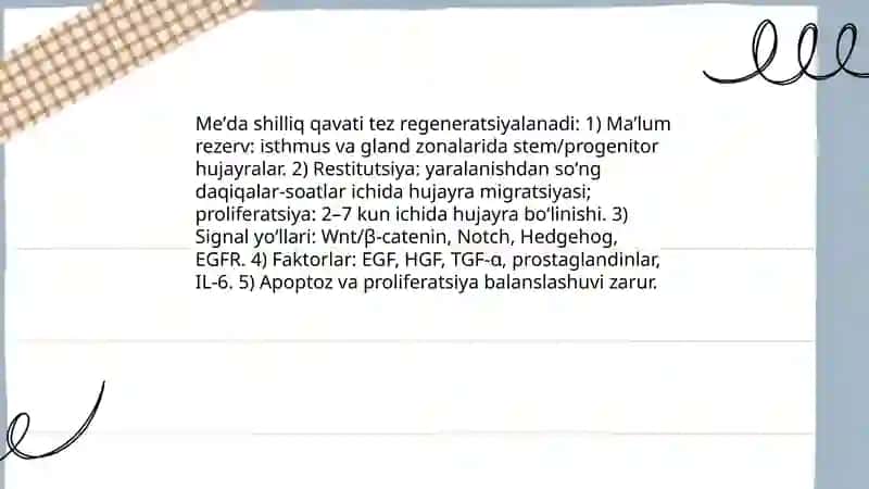 MEʼDANING KOMPENSATOR-ADAPTIV VA REGENERATIV XUSUSIYATLARI 4