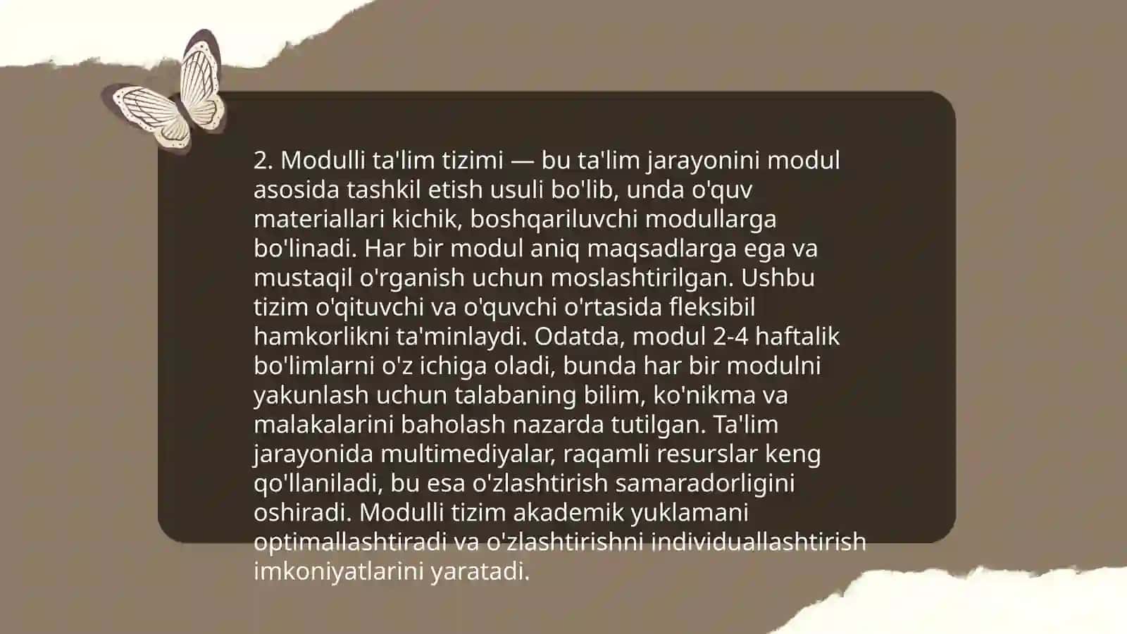 Ta'lim metodlari va vositalari. Zamonaviy yondashuvlar 4