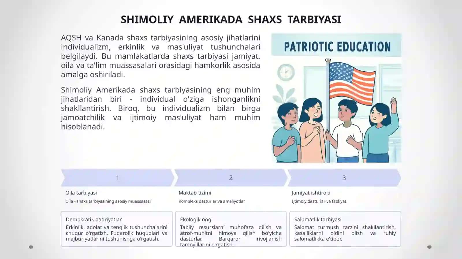 DUNYO MAMLAKATLARIDA SHAXS TARBIYASI MASALALARI 4