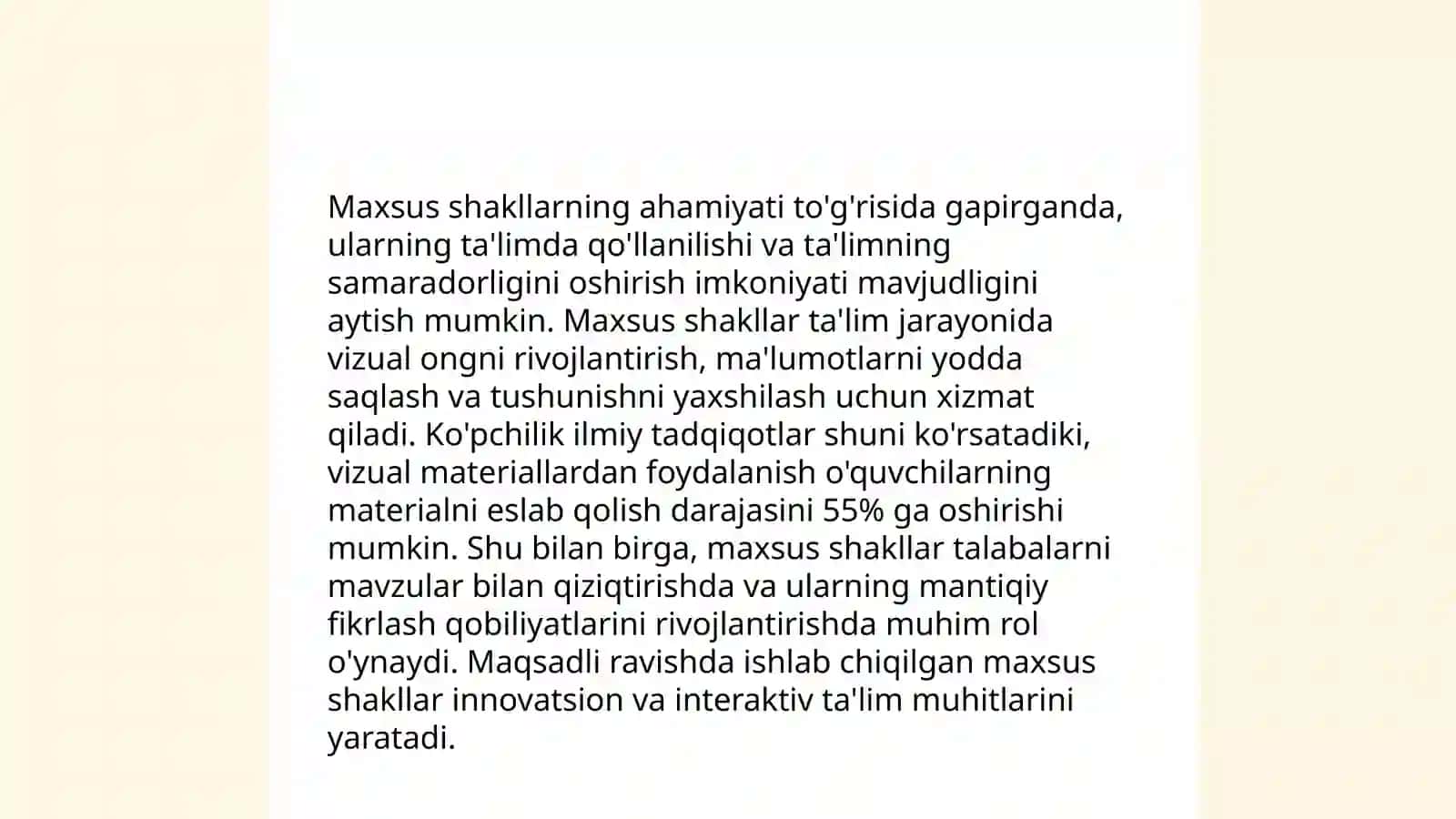Maxsus shakllar 4