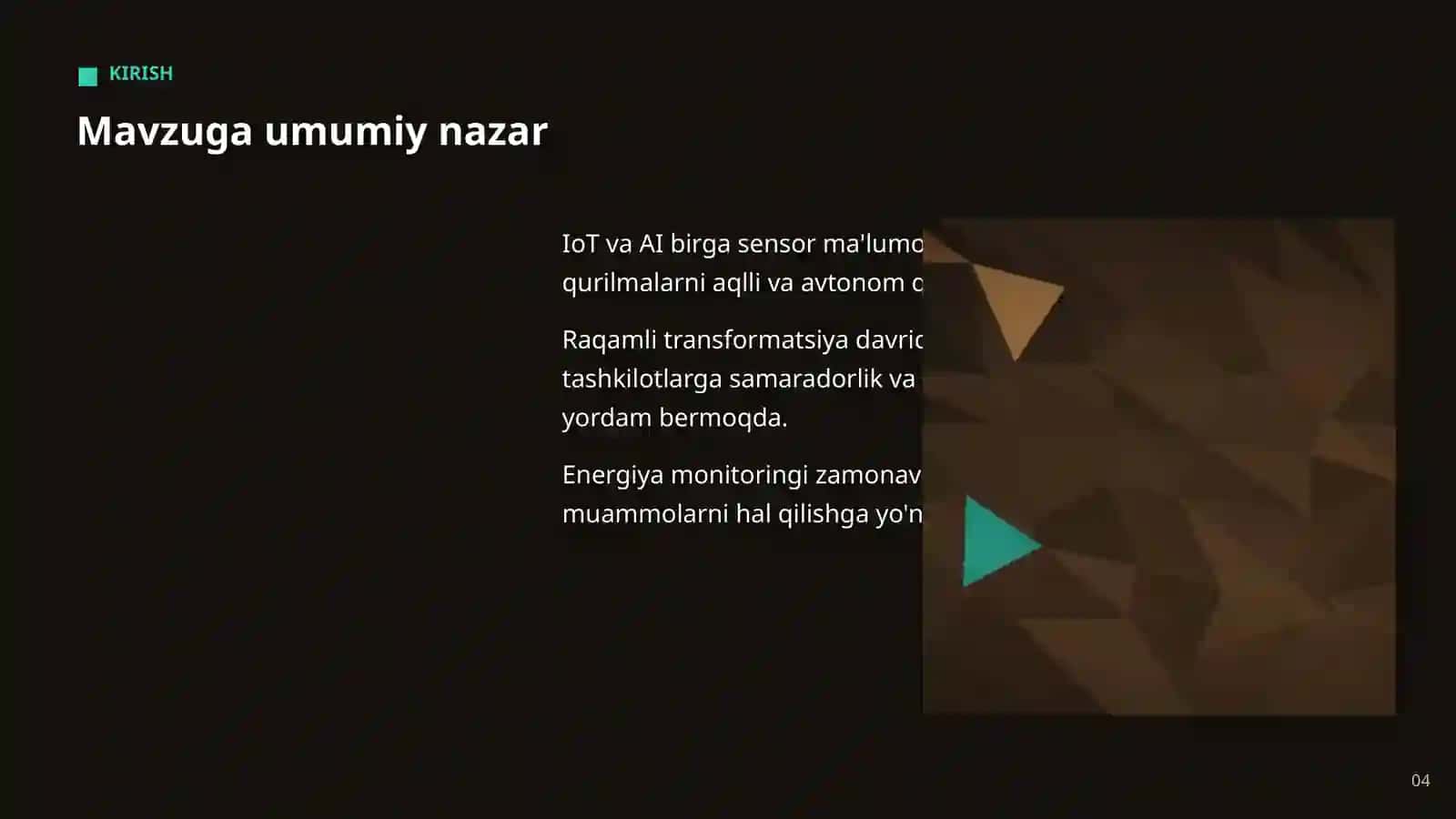 Energiya monitoringi: imkoniyat va yechimlar 4