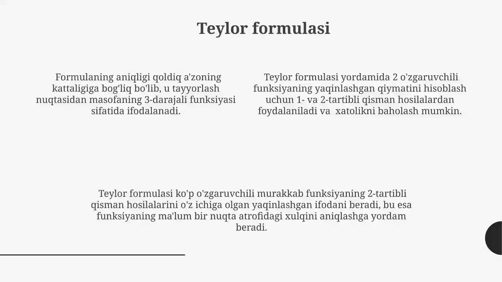 Ko'p o'zgaruvchili murakkab funktsiyaning differentsiallanuvchiligi 4