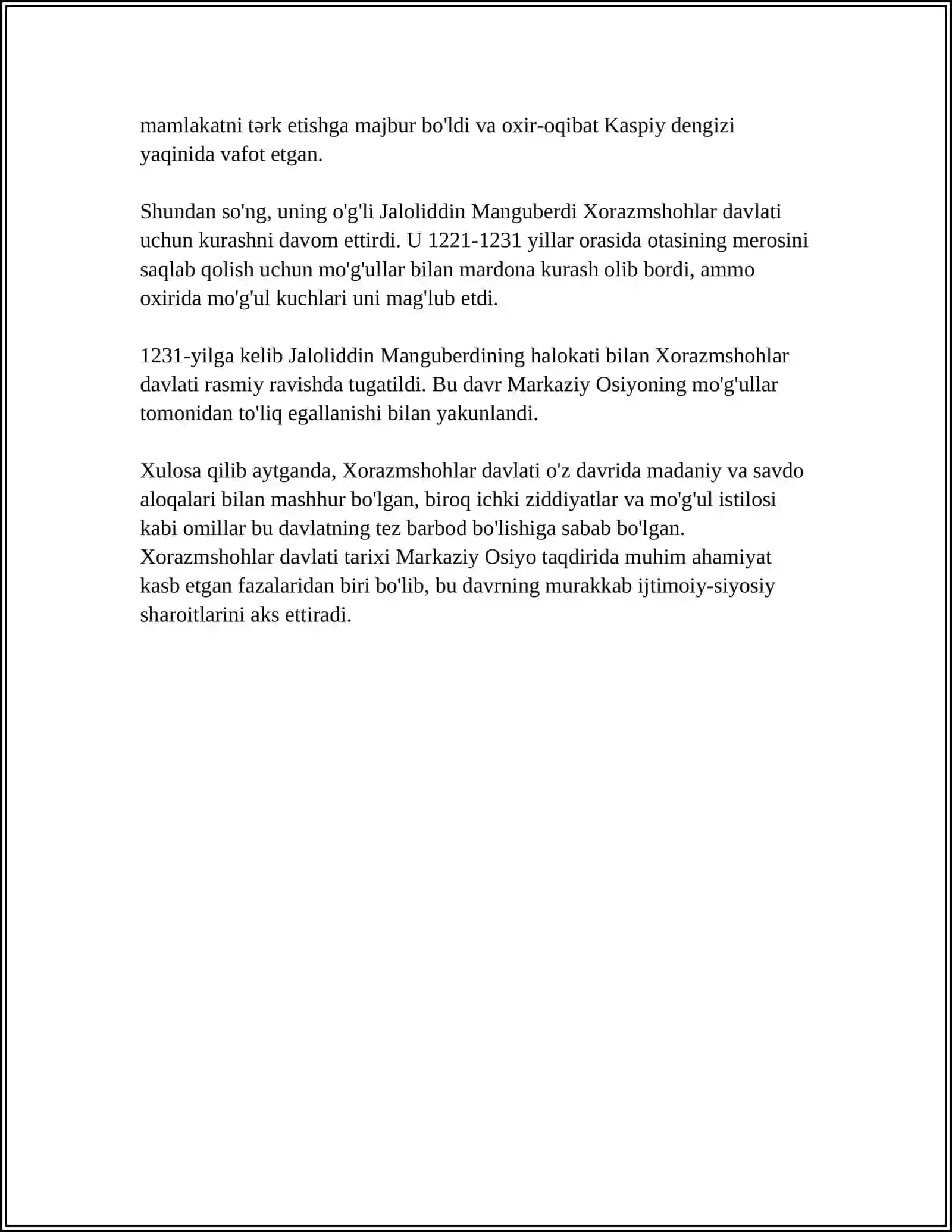XORAZM SHOHLAR DAVLATI 4