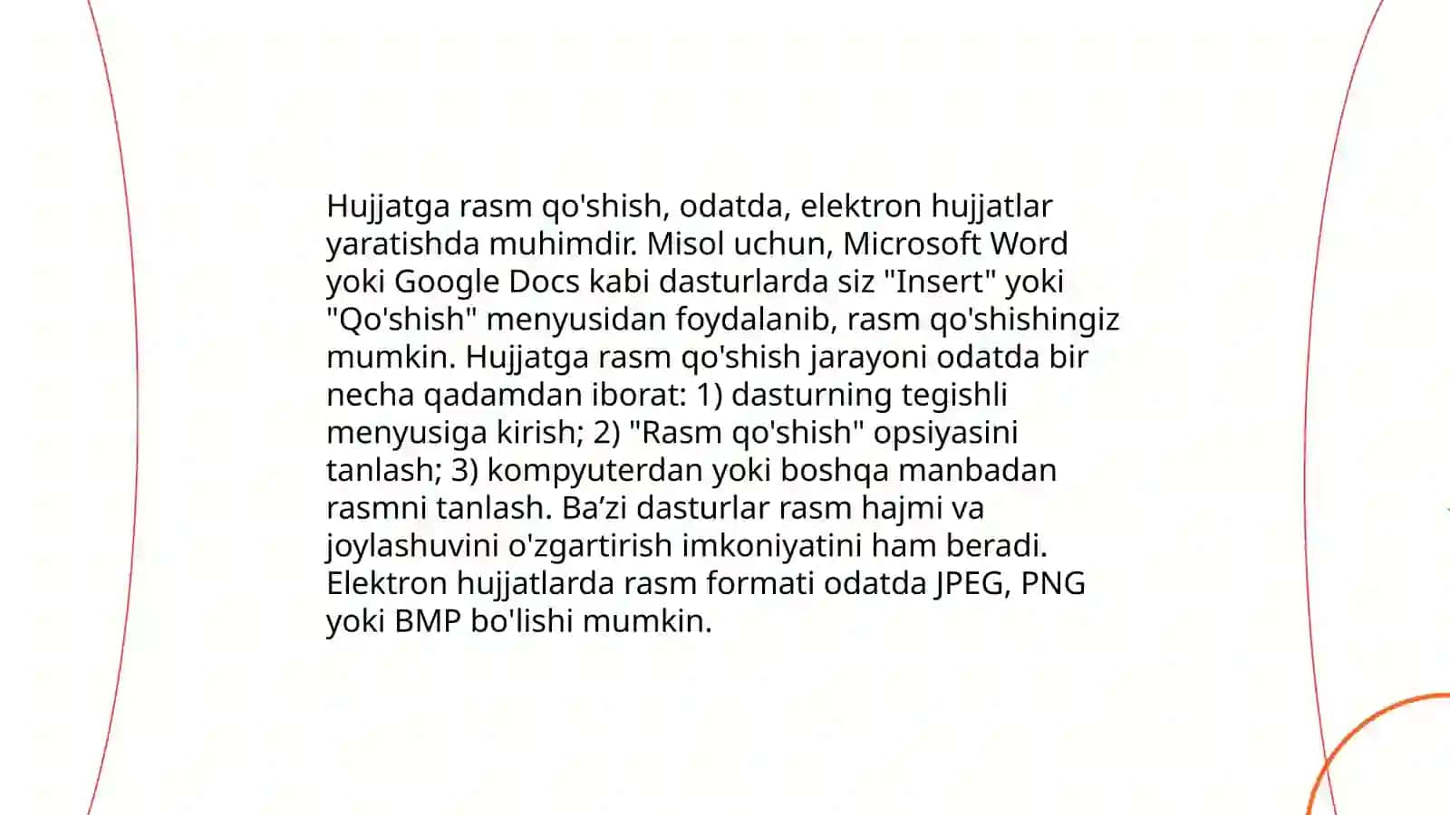 Google Docsda hujjatni tahrirlash 4