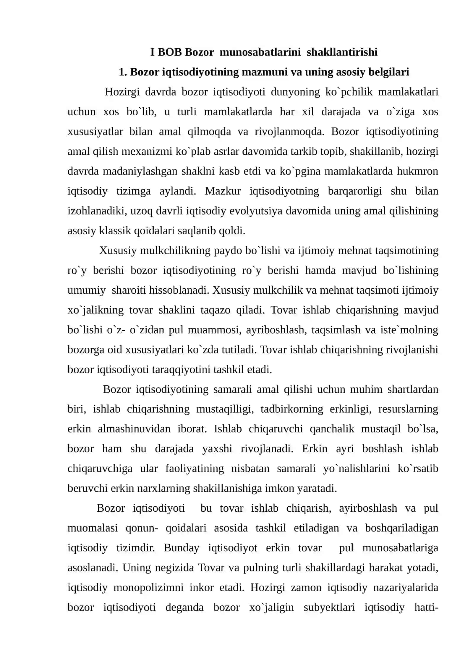 BOZORNING PAYDO BO`LISHI VA AMAL QILISH QONUNIYATLARI 4
