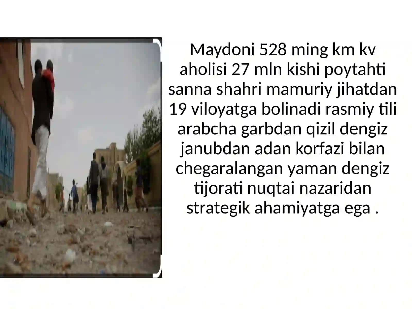 Yaman davlati ijtimoiy siyosati haqida 4