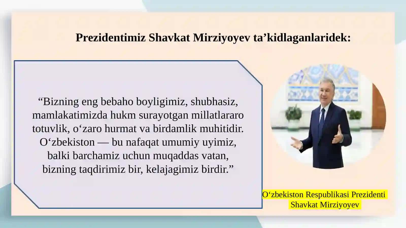O’zbekistonda millatlararo va dinlararo munosabatlardagi barqarorlikni ta’minlash borasidagi davlat siyosati 4