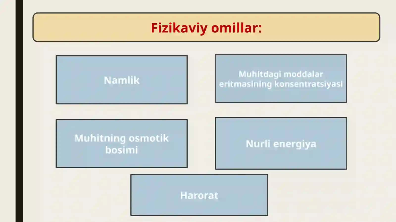 Fizikaviy omillarning mikroorganizmlarga ta'siri 4