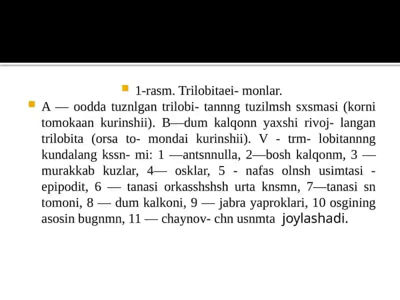 Umurtqasizlar zoologiyasidan tayorlagan 4