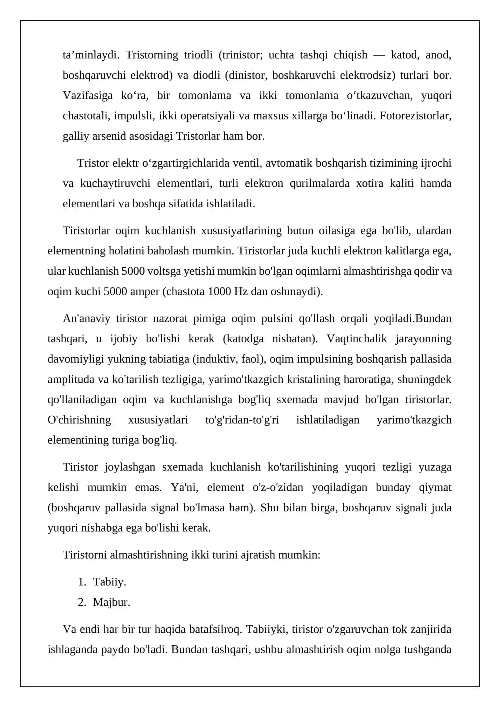 Tristorlar 4
