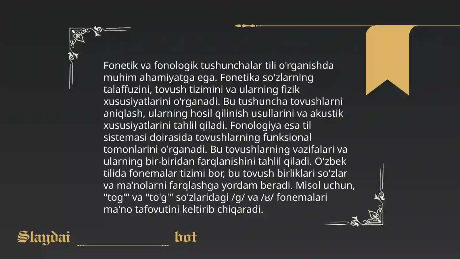 Talaffuzni oʻrgatishning nazariy asoslari 4