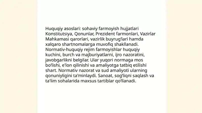 Sohaviy farmoyish hujjatlari 4