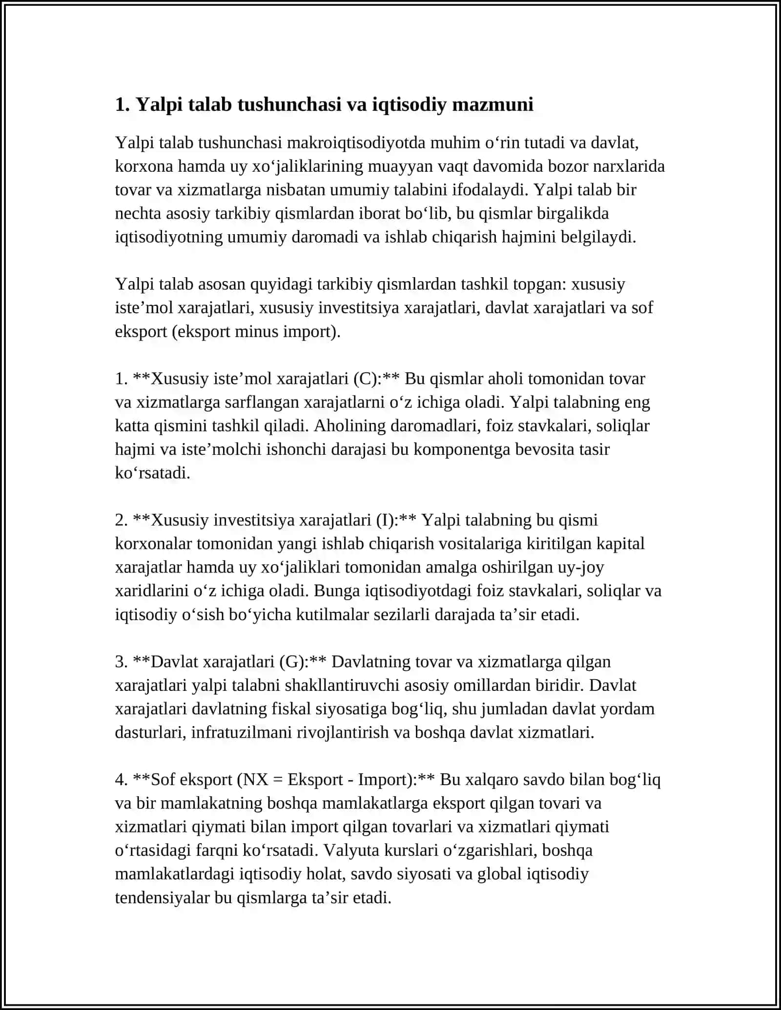 YALPI TALAB, UNING TARKIBI VA UNGA TASIR QILUVCHI OMILLAR 4