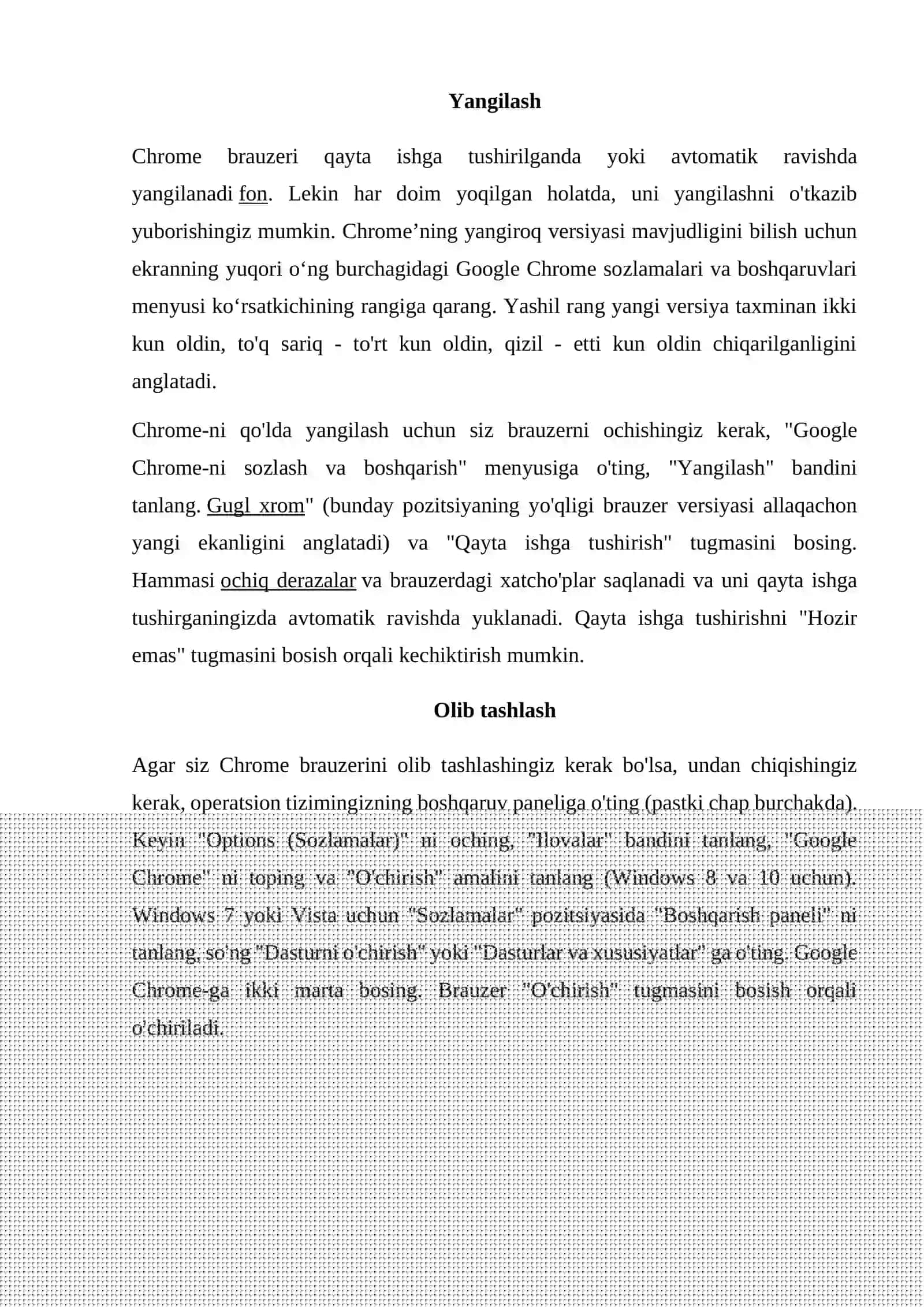 Google Chrome dasturi 4