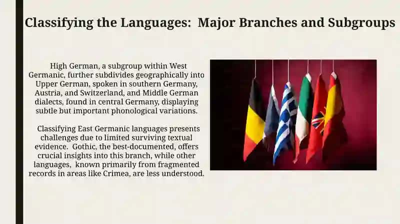 Classification of Roman-Germanic languages 4