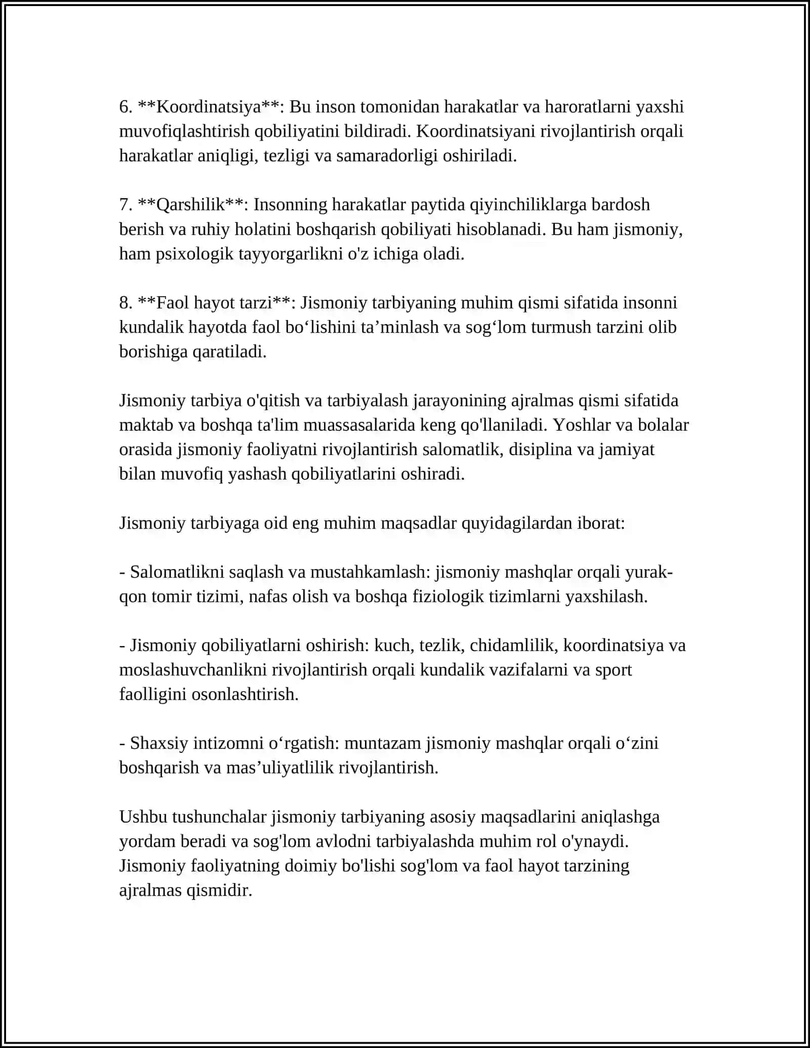 JISMONIY TARBIYA VOSITALARINING TAVSIFI 4