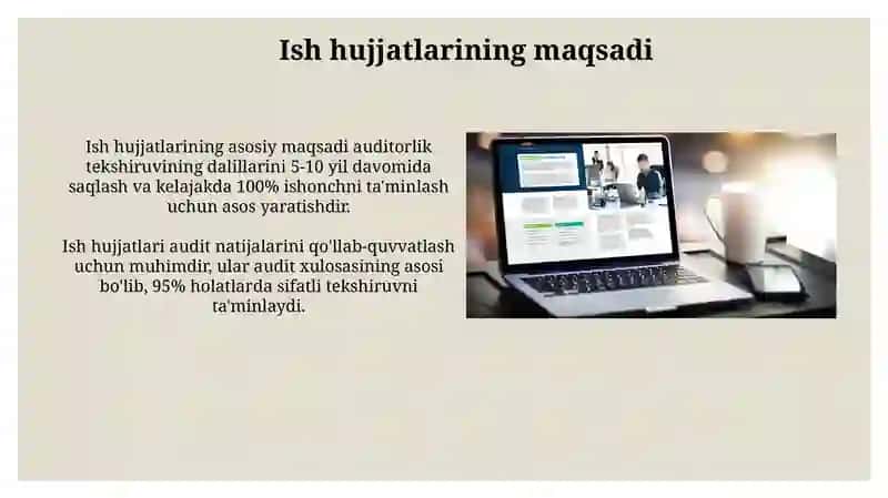 Auditorlik tashkilotining ish hujjatlari 4
