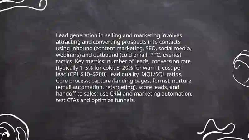 Selling and Marketing 4