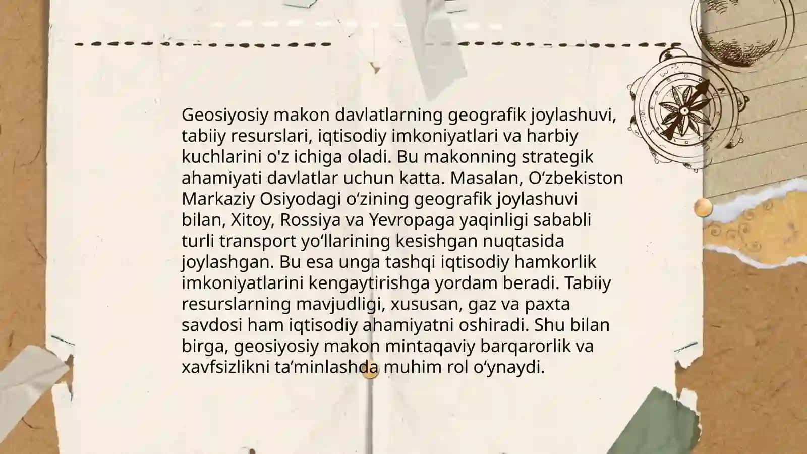 Mumtoz geosiyosatning asosiy gʻoyalari va tamoyillari 4