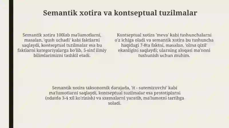 So'z manosini o'zlashtirishning psixolingvistik asoslari 4