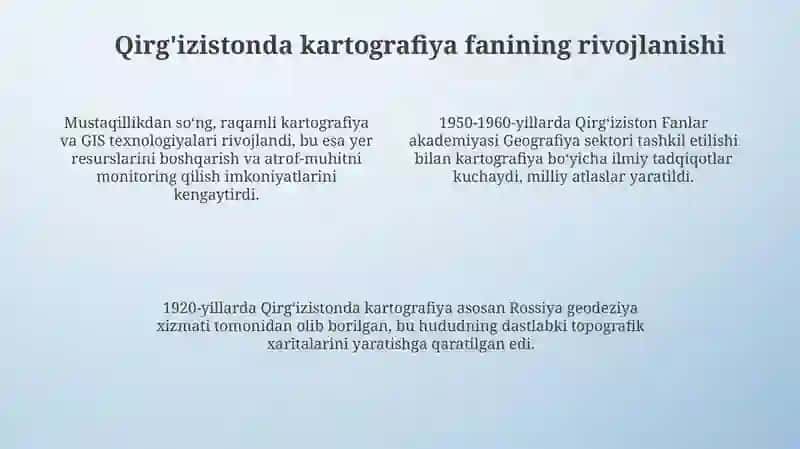 Oʻrta Osiyo olimlarining kartografik tadqiqotlari 4