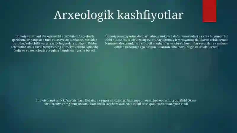 Oks Sivilizatsiyasining Ijtimoiy Xarakteri 4