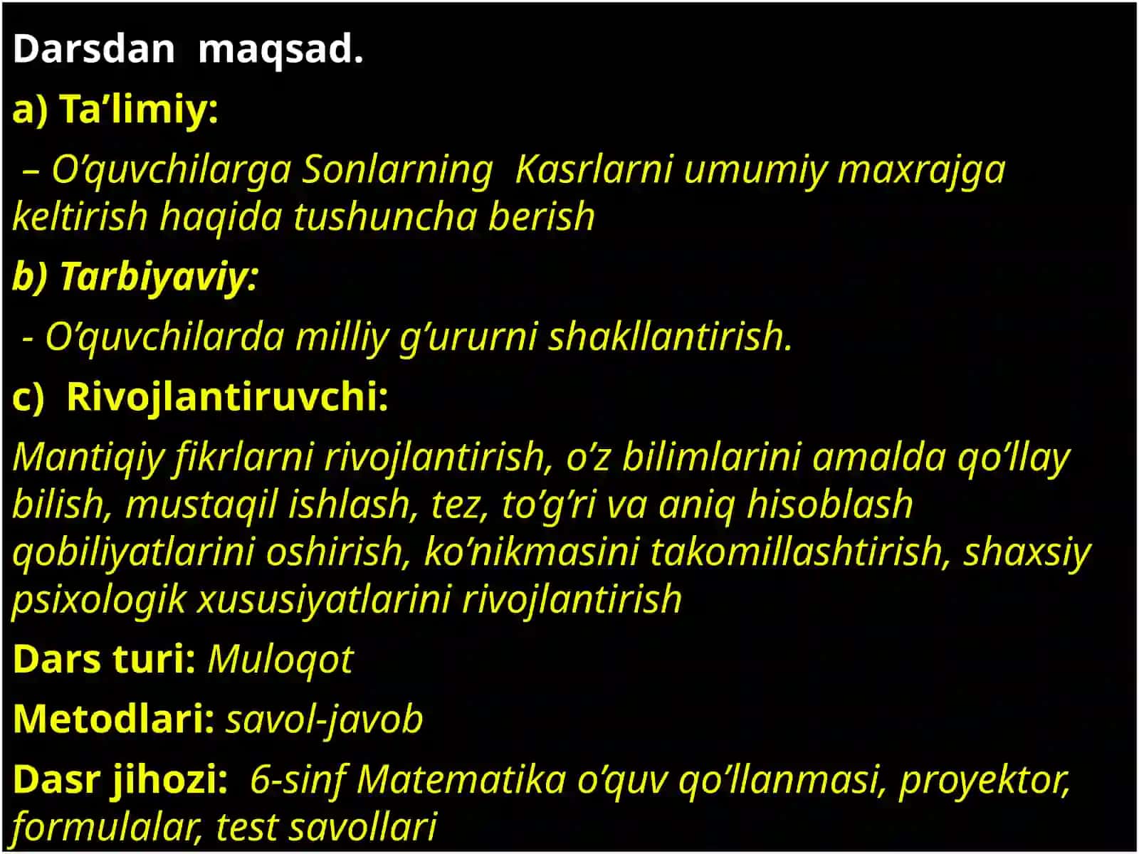 Eng kichik umumiy karralisi (bo'linuvchi) 4