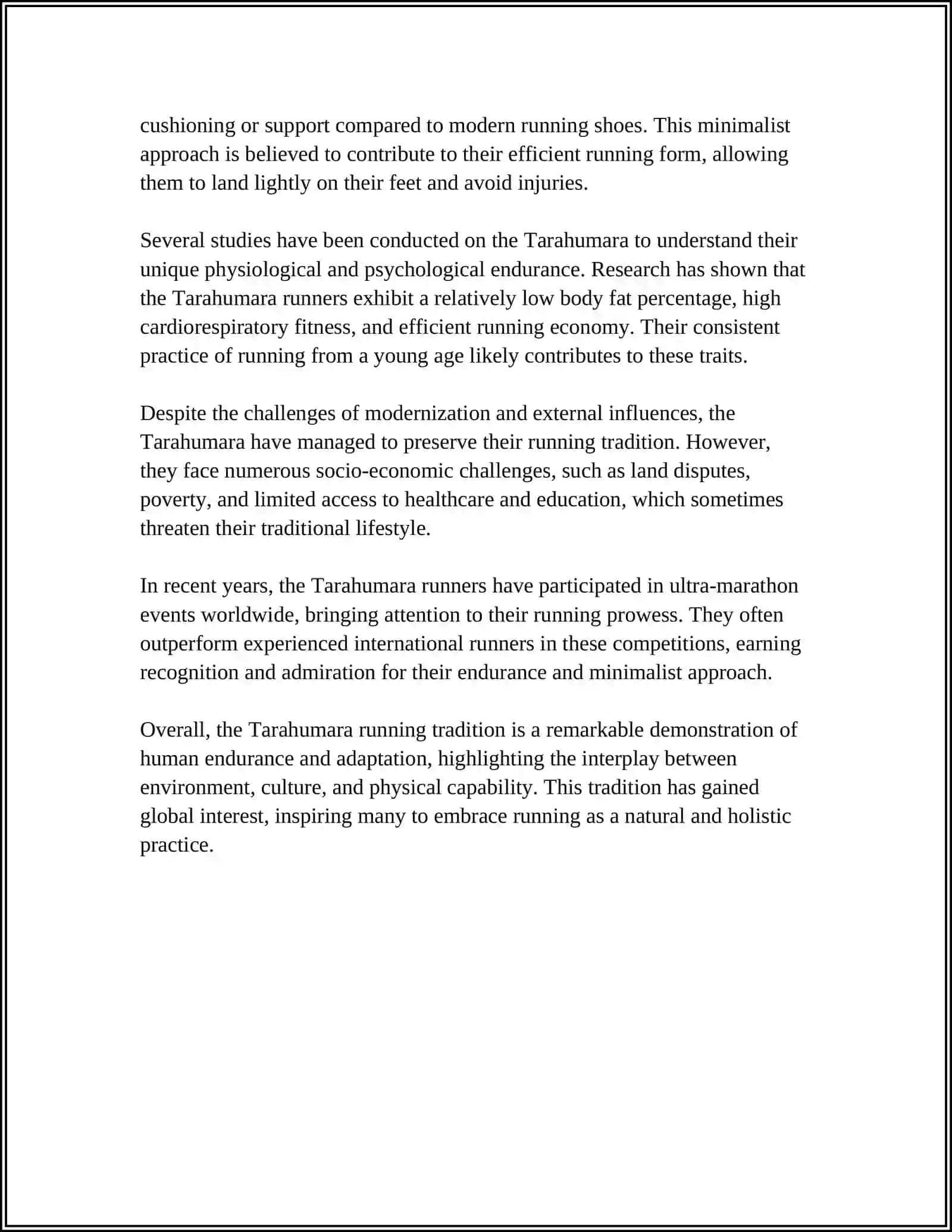 MAMUN UNIVERSITY MUSTAQIL ISH - KEEPING UP WITH THE TARAHUMARA 4