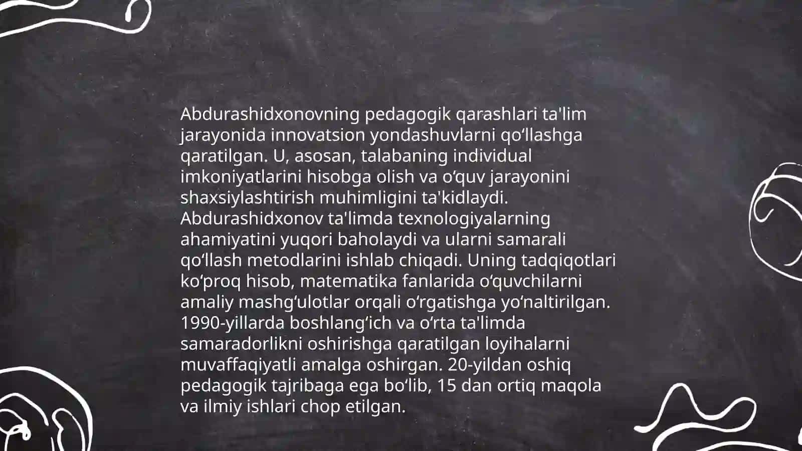 Munavvar qori Abdurashidxonovning pedagogik qarashlari 4