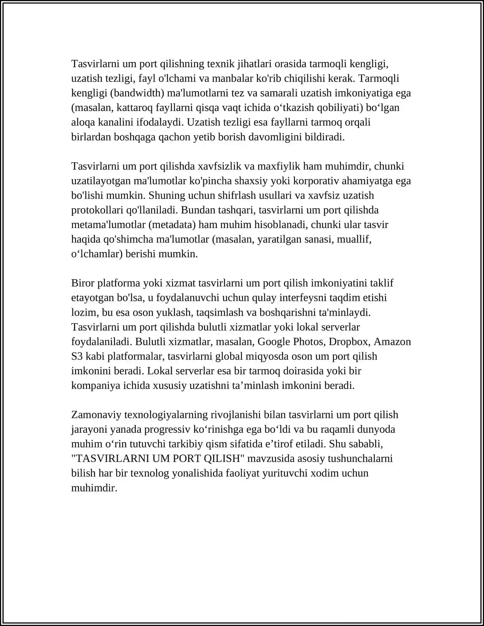 TASVIRLARNI UM PORT QILISH 4