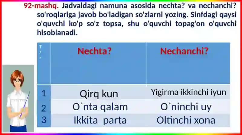 So'roqlar yordamida sonlarni topish 4