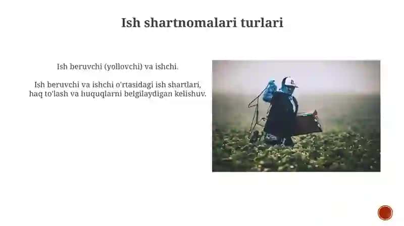 Mehnat shartnomasi tushunchasi va taraflari 4