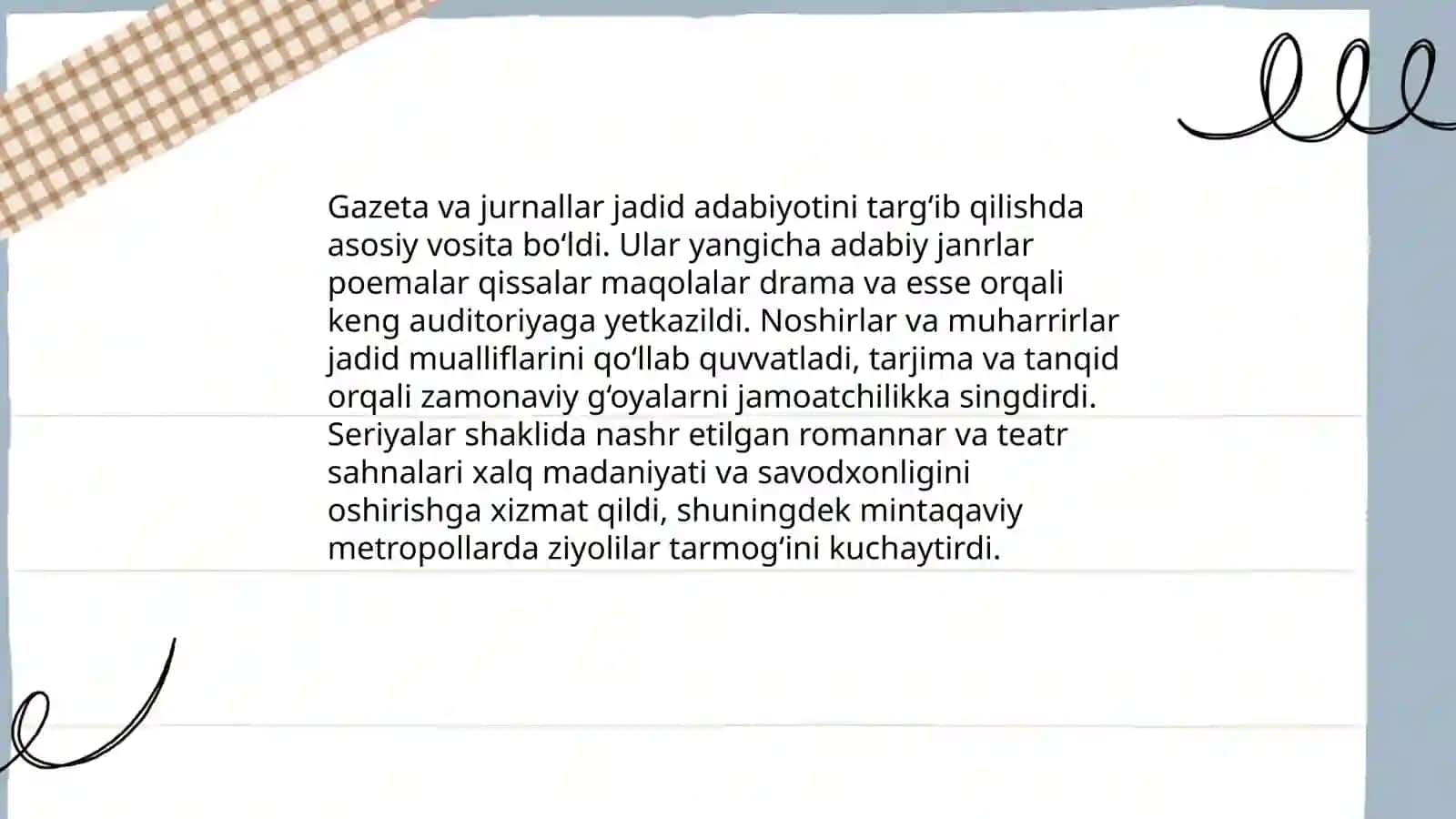 Jadid adabiyotida gazeta-jurnallar faoliyati 4