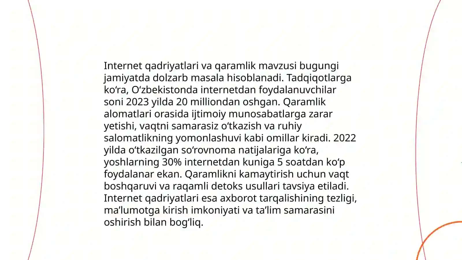 Virtual olam jozibadorligiga qaramlik 4