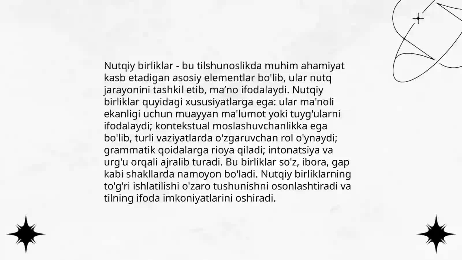 Hozirgi o'zbek adabiy tilida lison, nutq va me'yor munosabati 4