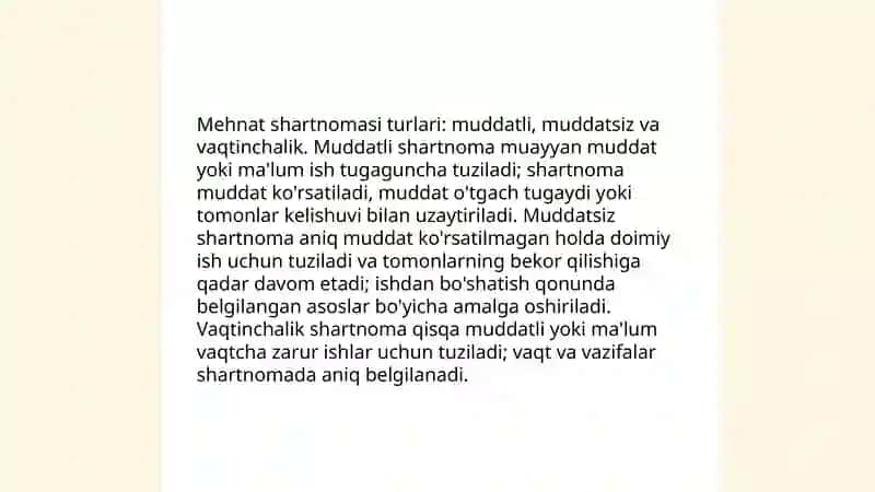 Mehnat shartnomasi 4
