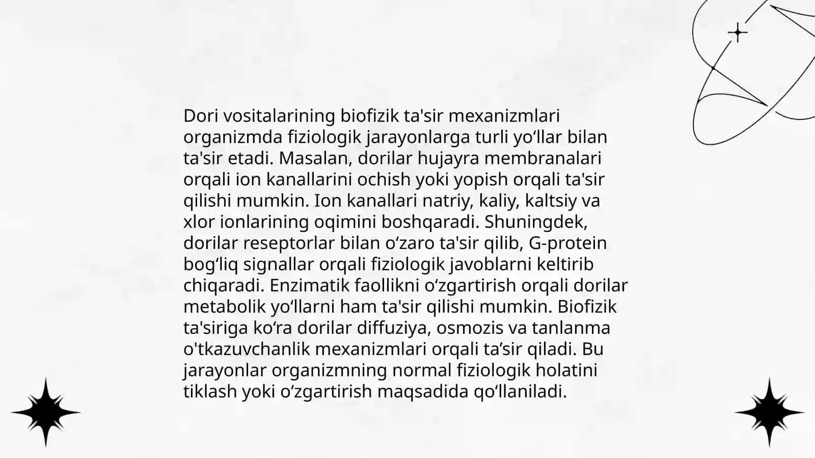 Farmakologiya: Farmakologiyada Biofizik Usullar 4